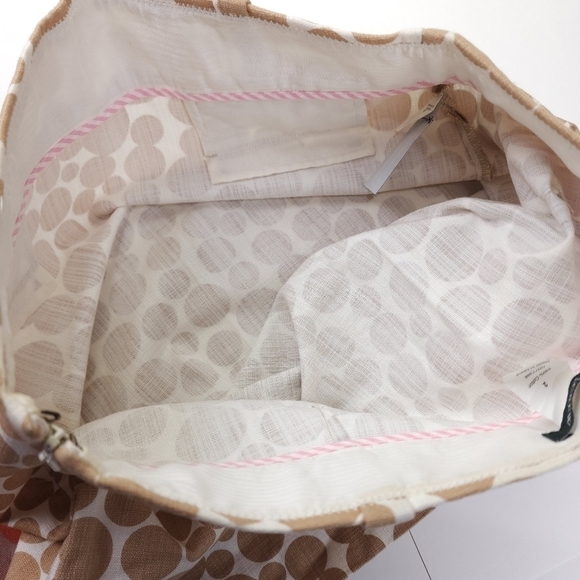 🔴 J. CREW Off White Tan Dotted Skirt Sz 2 - Picture 2 of 11